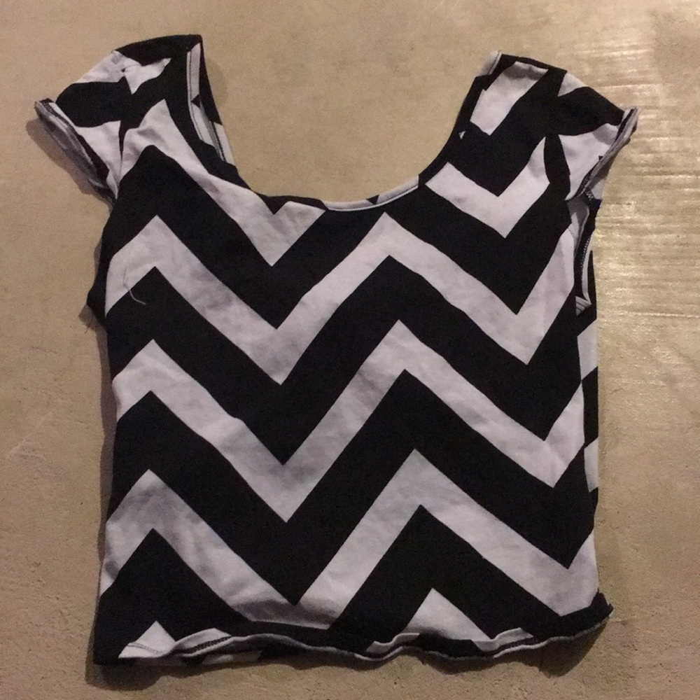 Cross back crop top